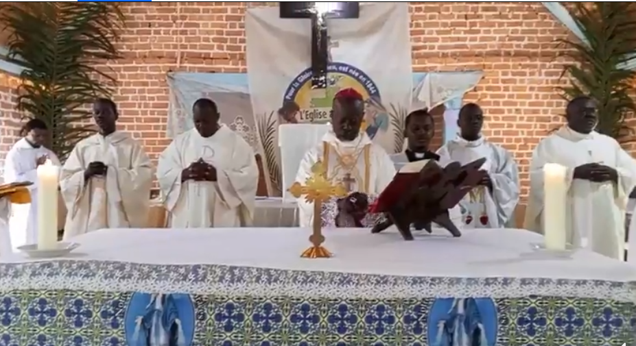 Diocèse de Mouila/Fête de l’assomption de la vierge Marie au sanctuaire notre dame des trois épis de l’équateur de Sindara