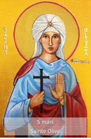 Saint du 5 Mars/Sainte Olive