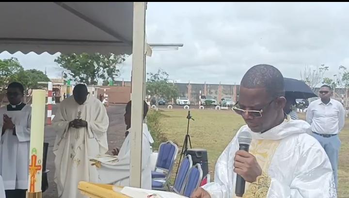 Diocèse de Franceville/Célébration de la résurrection du Seigneur à la prison centrale de Franceville