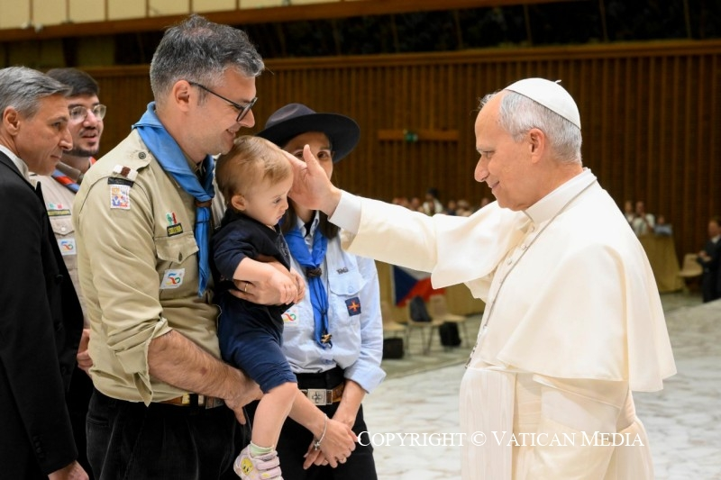 Les scouts et guides catholiques d&rsquo;Europe chez le Pape Léon XIV