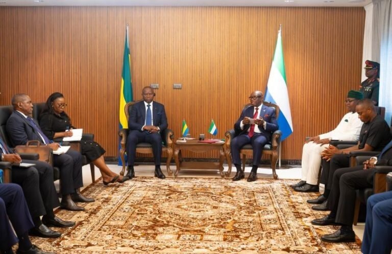 Signature d’un protocole d’accord général de coopération entre le Gabon et la Sierra Leone.