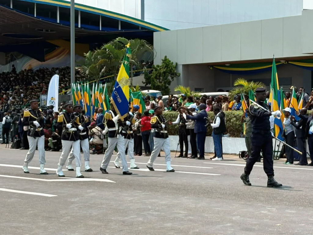 Défilé du 66ᵉ anniversaire de l’indépendance du Gabon