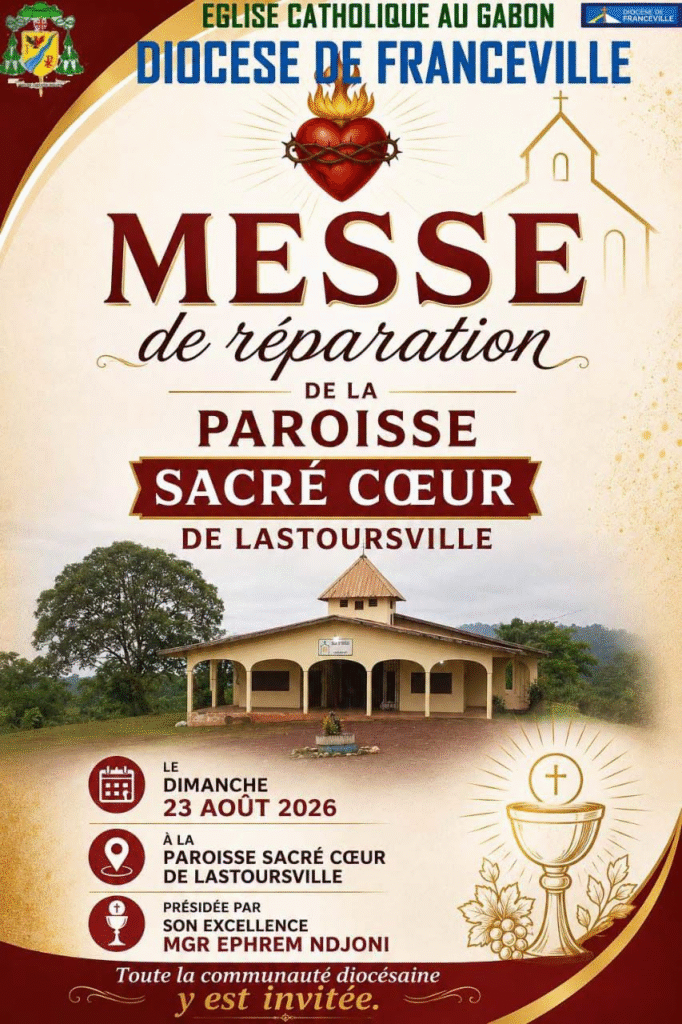 Messe de réparation de la paroisse Sacré-Cœur de Lastourville