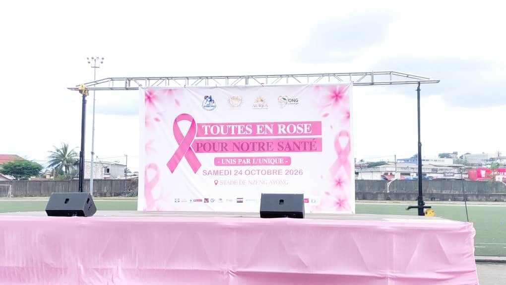 OCTOBRE ROSE : Le stade de Nzeng Ayong mobilisé pour la santé des femmes.